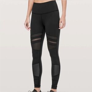 ⚡️Lululemon Wunder Under High-Rise Tight Mix & Mesh 28” size 4